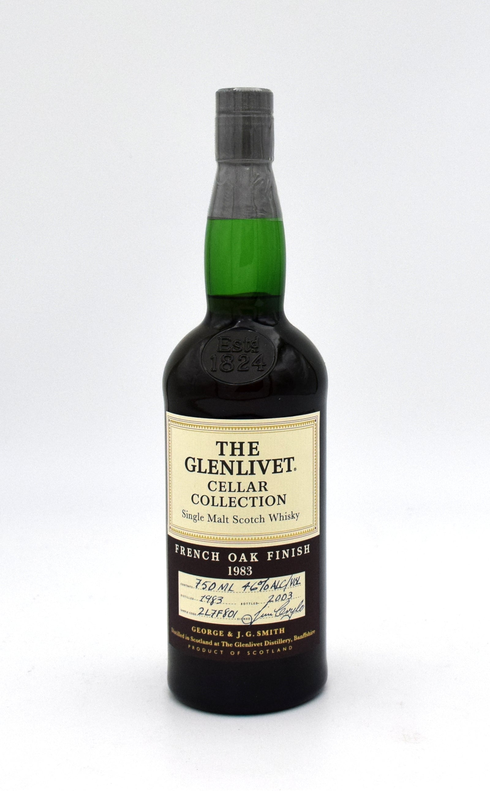 Glenlivet 1983 Cellar Collection Single Malt Scotch Whisky (20