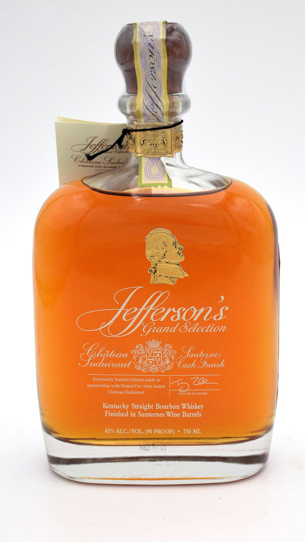 Jefferson's Grand Selection Chateau Suduiraut Sauternes Cask Finish Bourbon