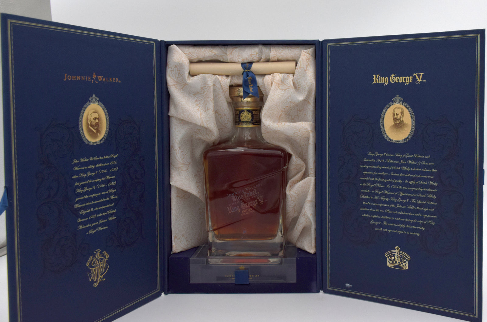 Johnnie Walker Blue King George V Edition Scotch Whisky (First