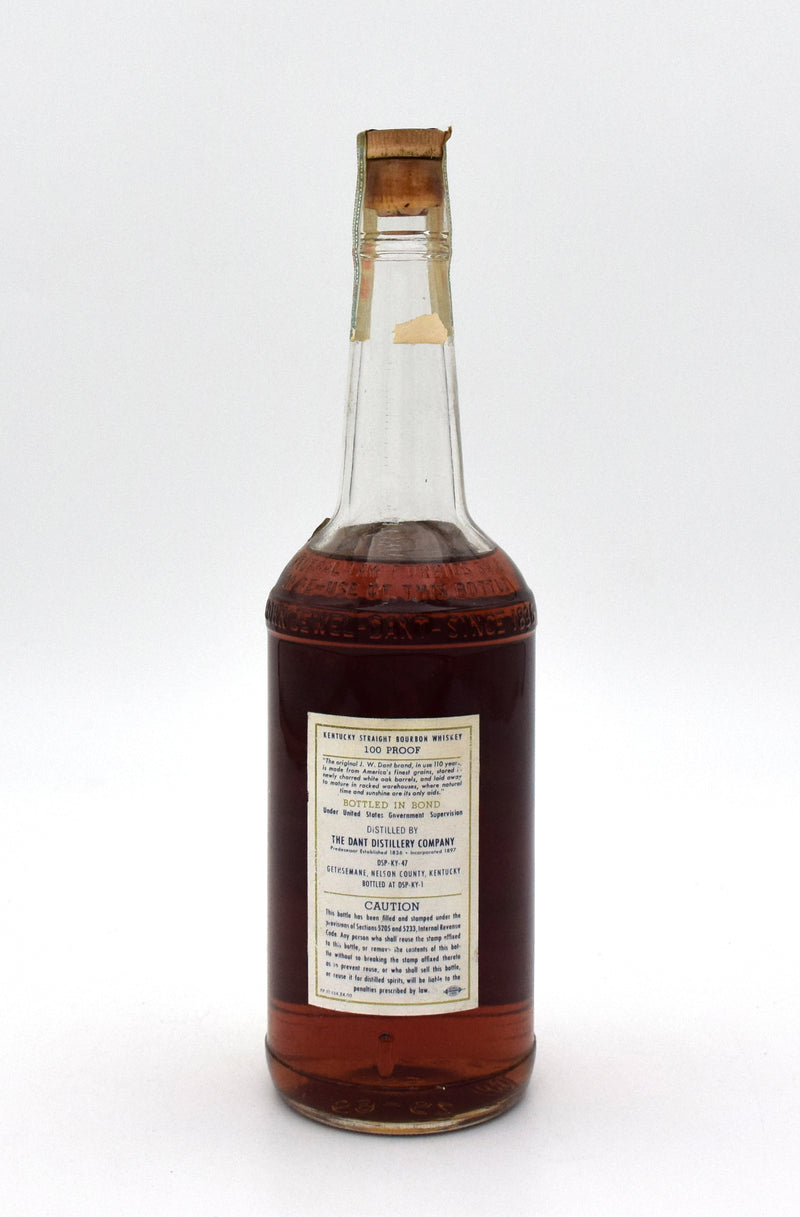 J.W. Dant Bottled-in-Bond Bourbon (1962 Release)