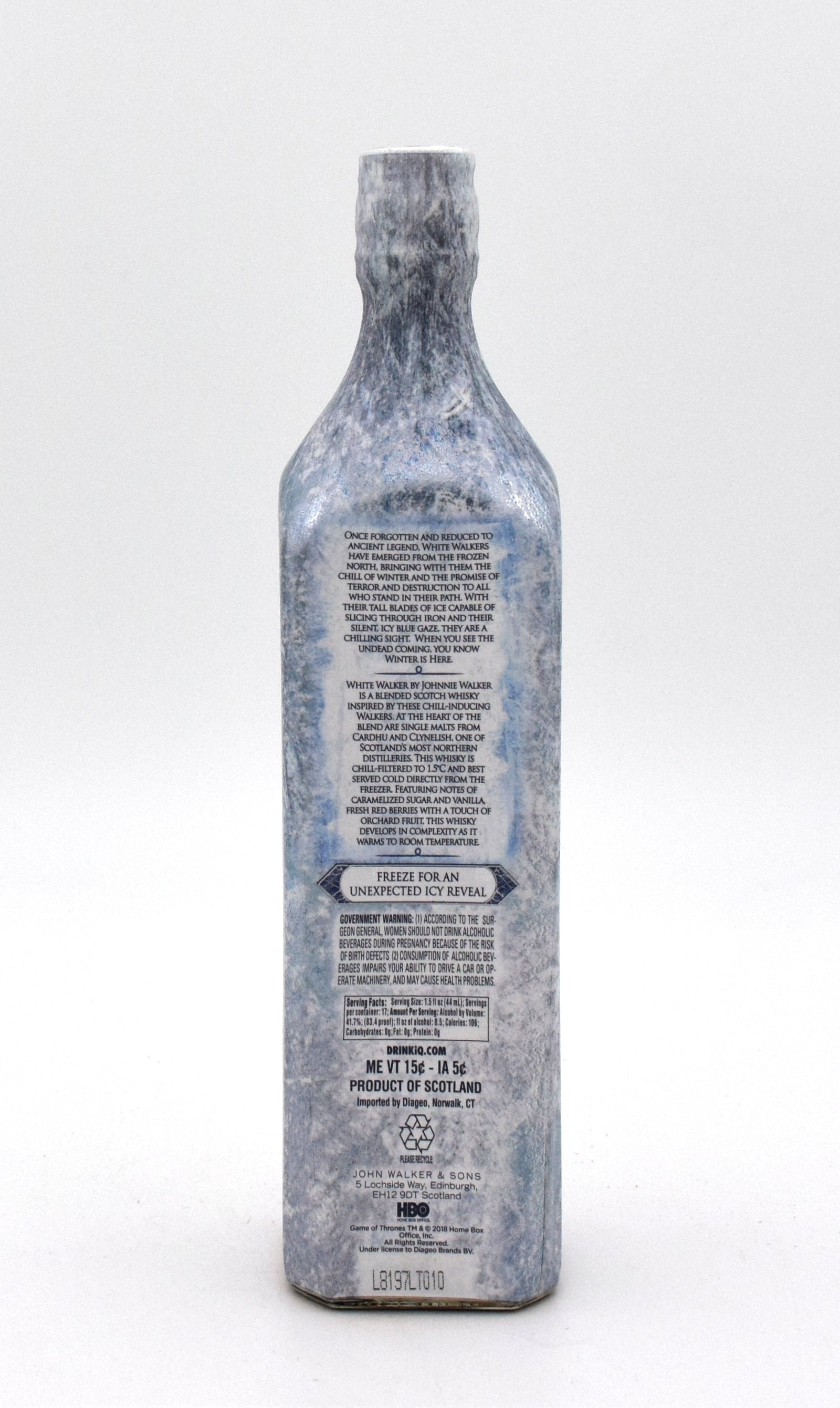Johnnie Walker Game of Thrones Limited Edition White Walker