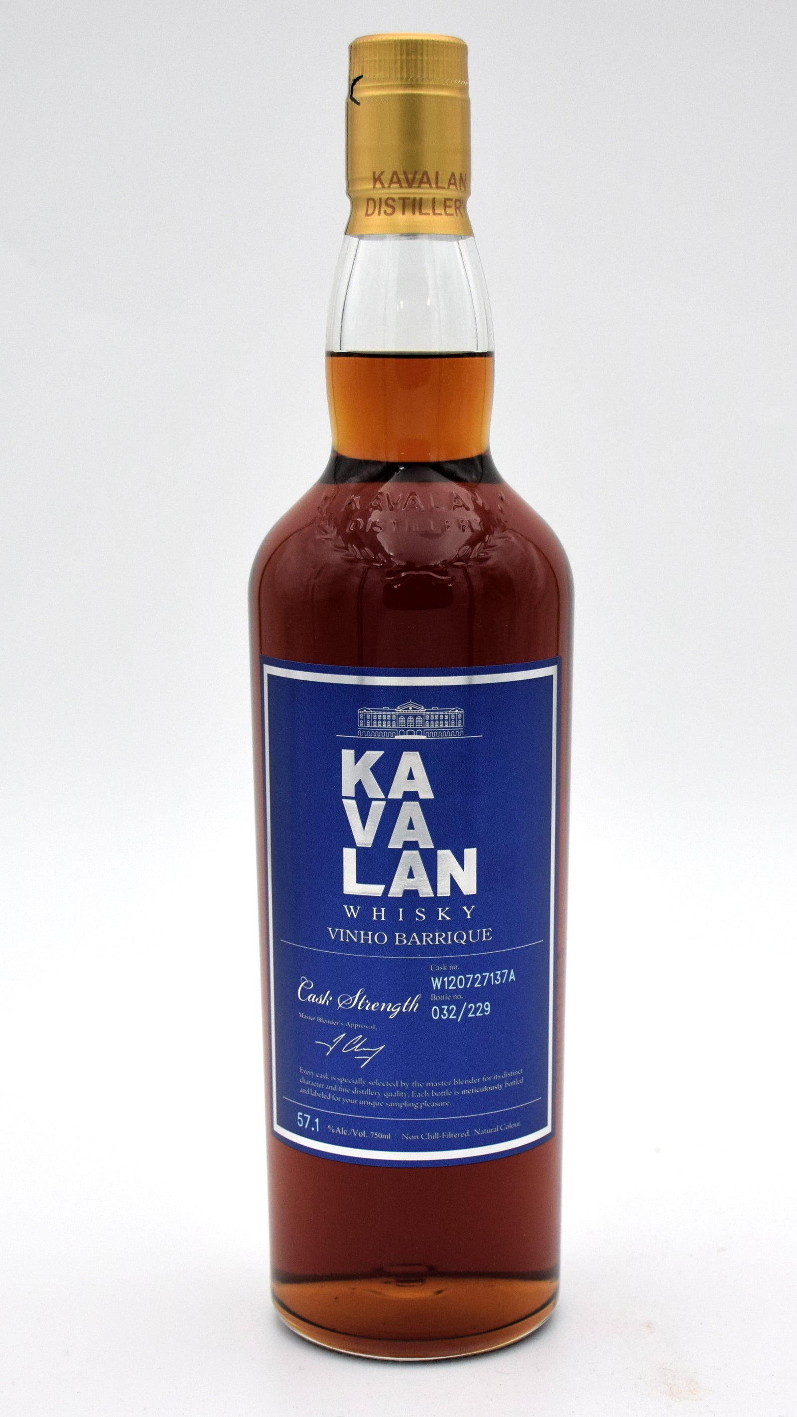 Kavalan Solist Vinho Barrique Cask Strength Whisky (57.8ABV