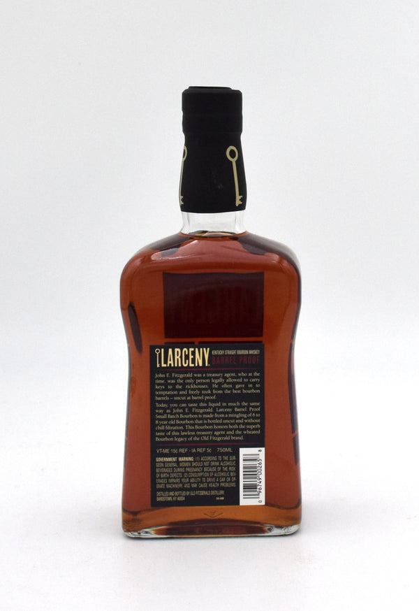 Larceny Barrel Proof Bourbon (Batch A120)