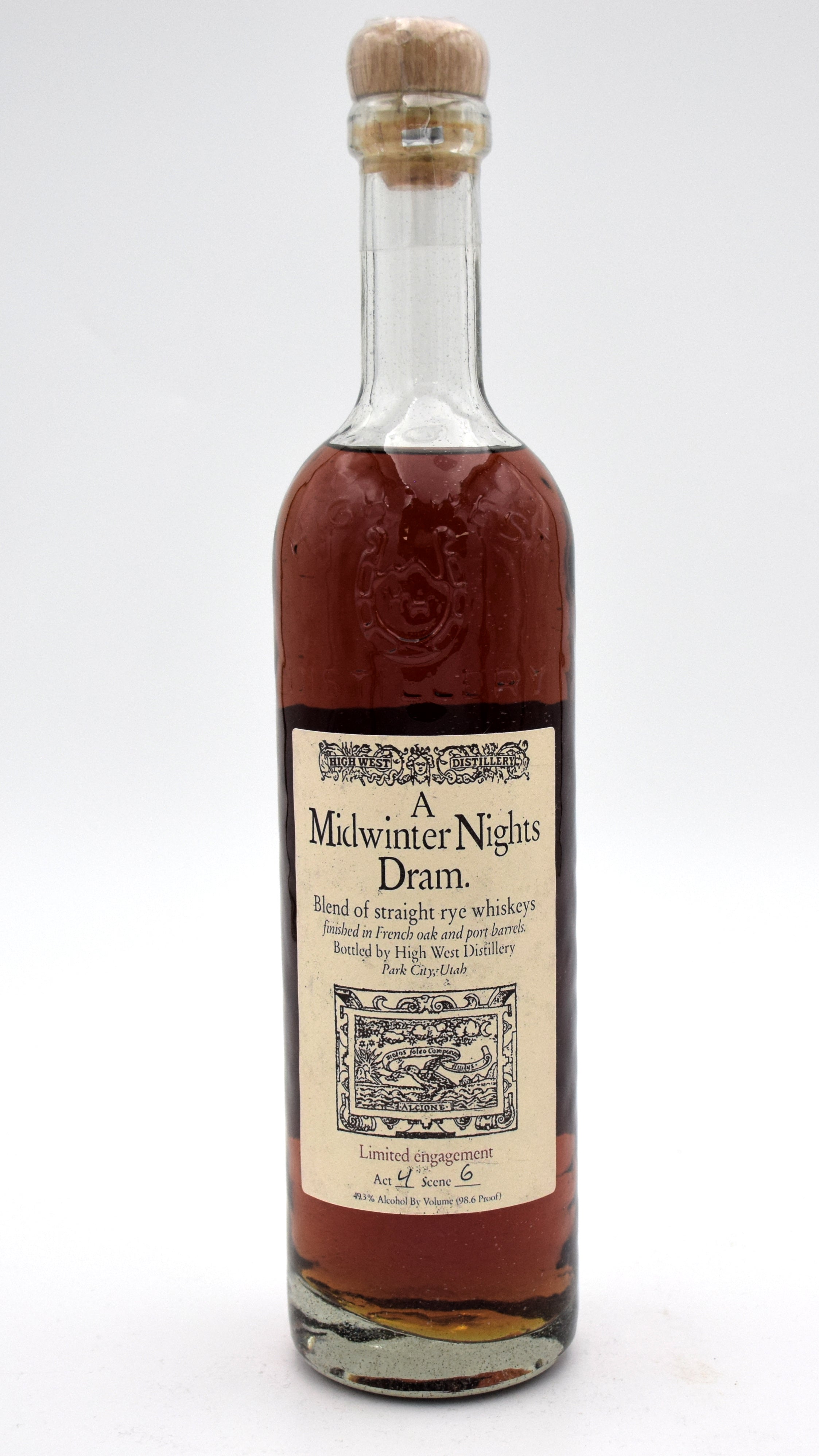 High West A Midwinter Nights Dram Rye Whiskey Act 4 Scene 6 – FineLiquors