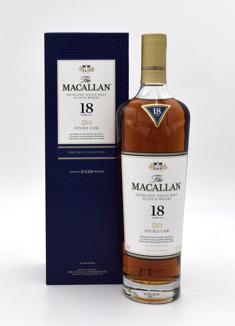 Macallan 18 Double Cask Scotch Whisky (2022 Release)