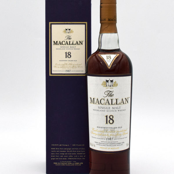 ウイスキー The Macallan 18 Year Old Sherry Oak 700m The Macallan Sherry Oak 18 Year Old Single Malt Whisky 750ml