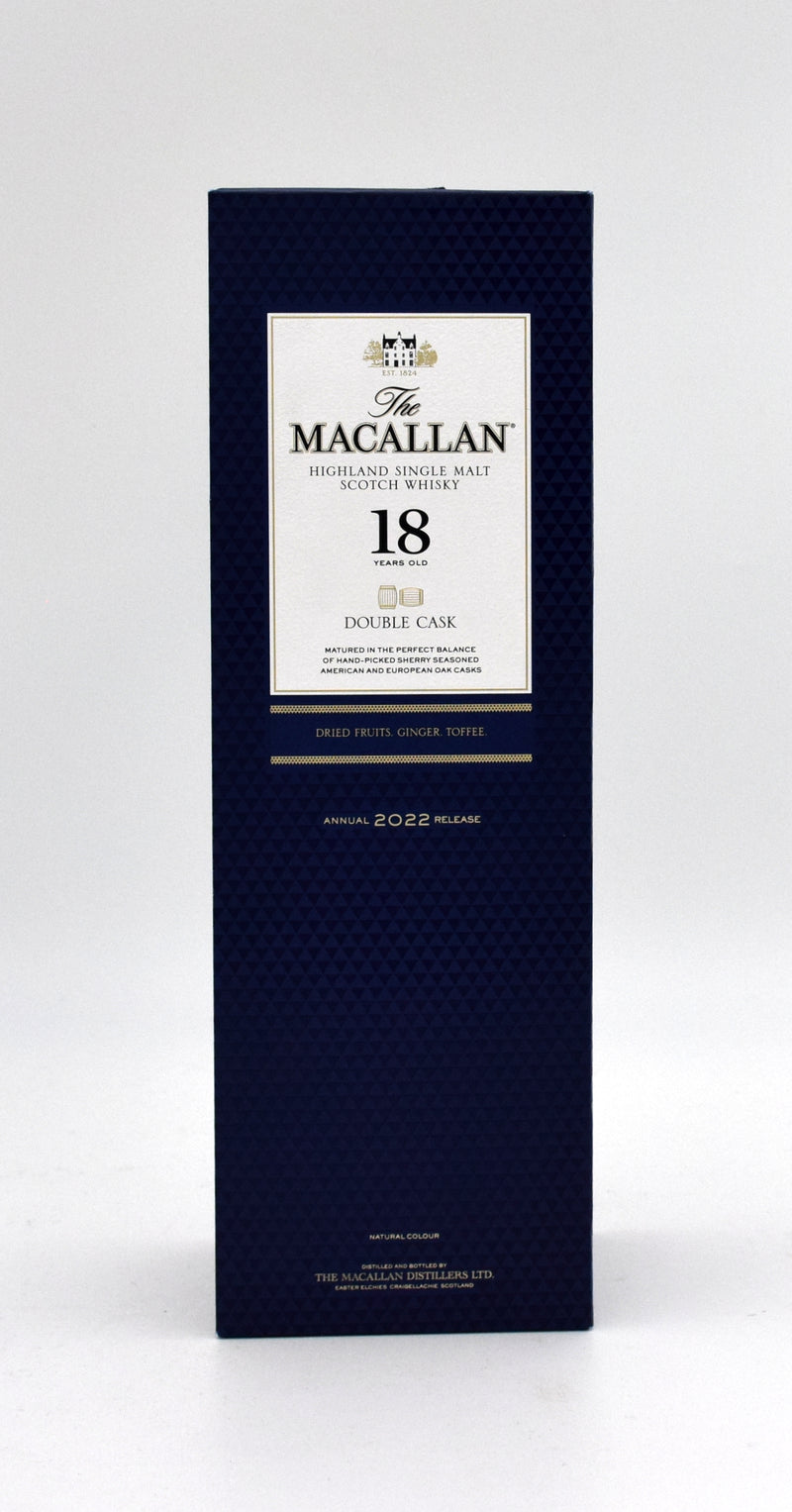 Macallan 18 Double Cask Scotch Whisky (2022 Release)