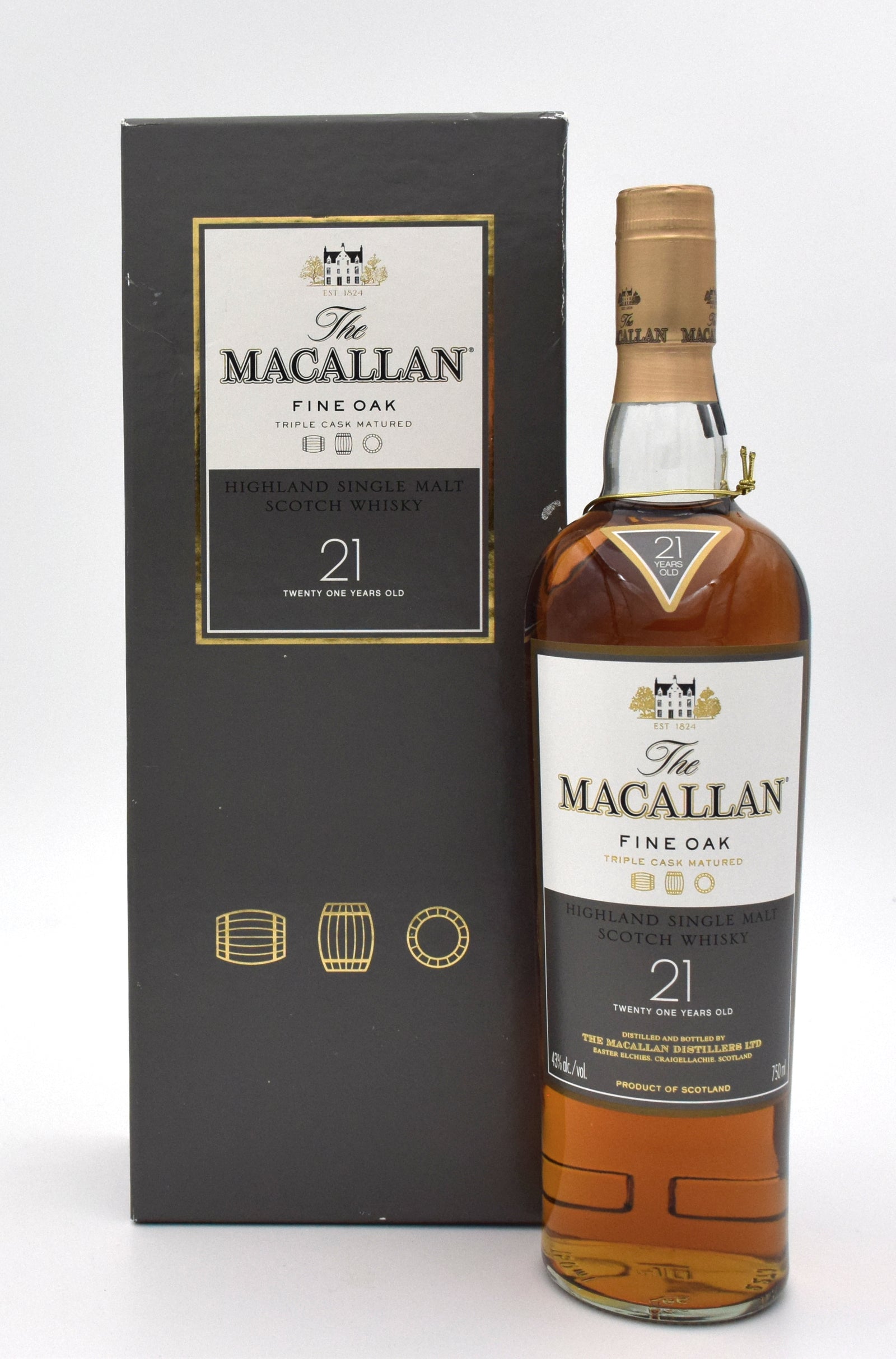 Macallan 21 Year Old Fine Oak Triple Cask Scotch Whisky (2000's