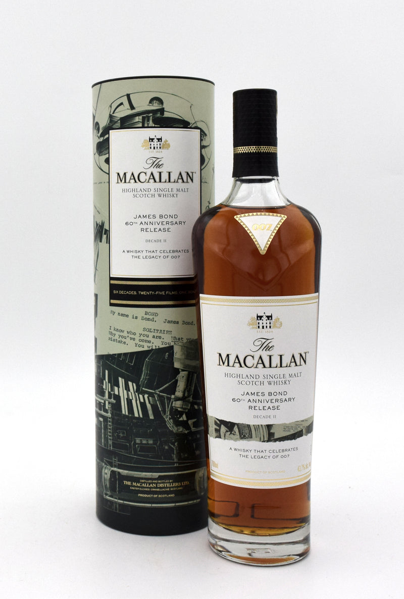 Macallan James Bond 60th Anniversary Decade II Edition Scotch Whisky