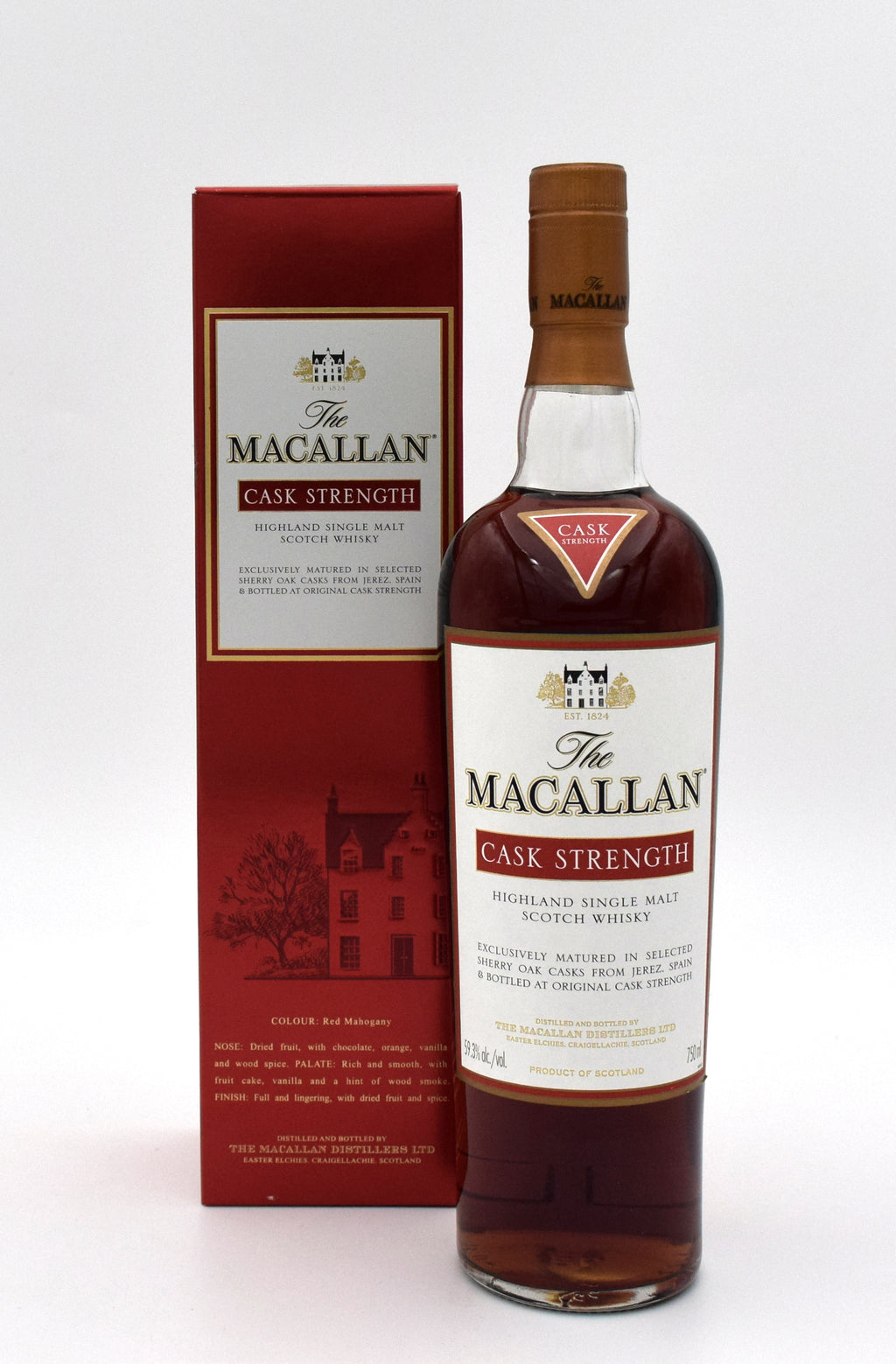 ウイスキー THE MACALLAN CASK STRENGTH 750ml MacallanCaskStrengthScotchWhis