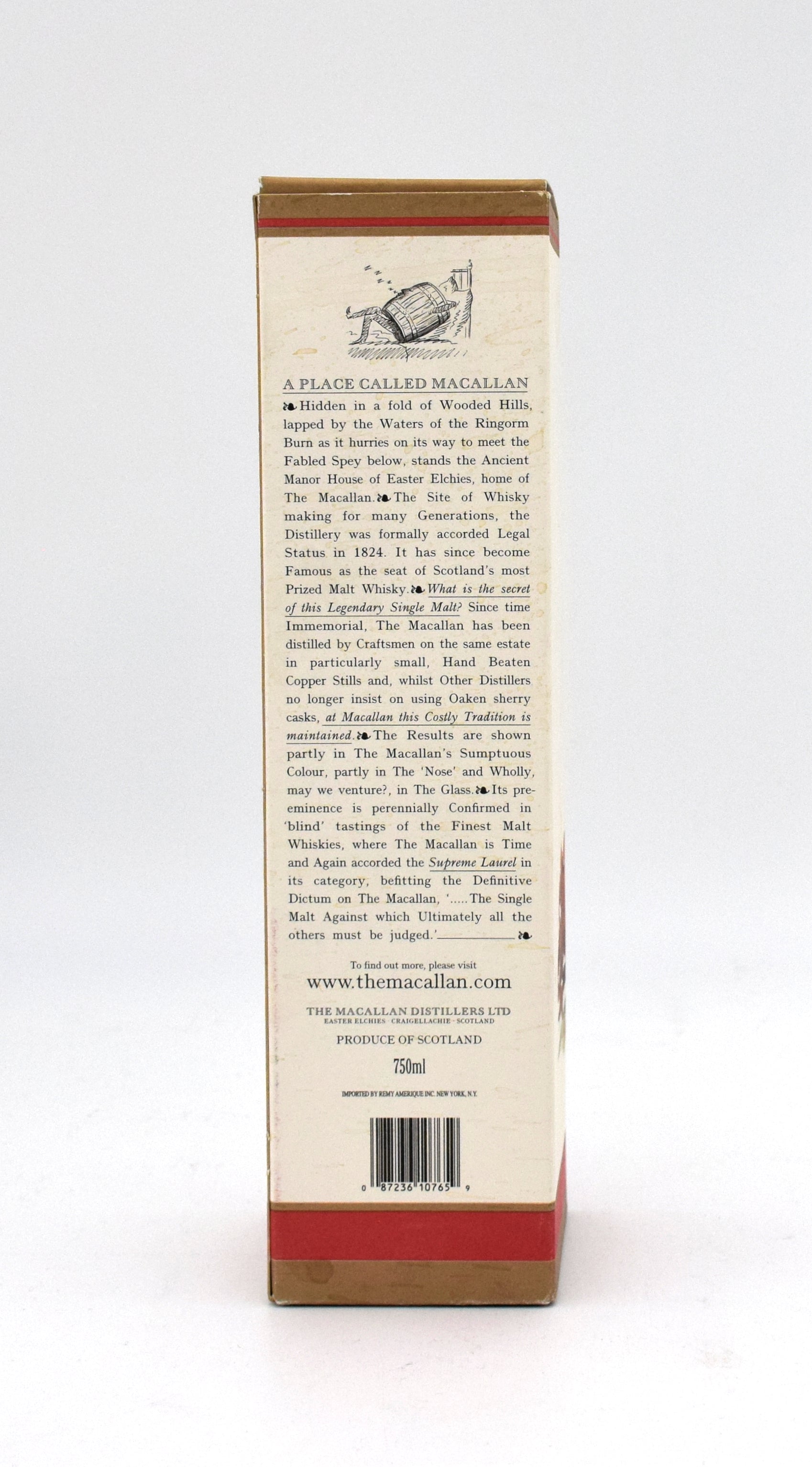 Macallan Cask Strength Scotch Whisky (Red Label) – FineLiquors