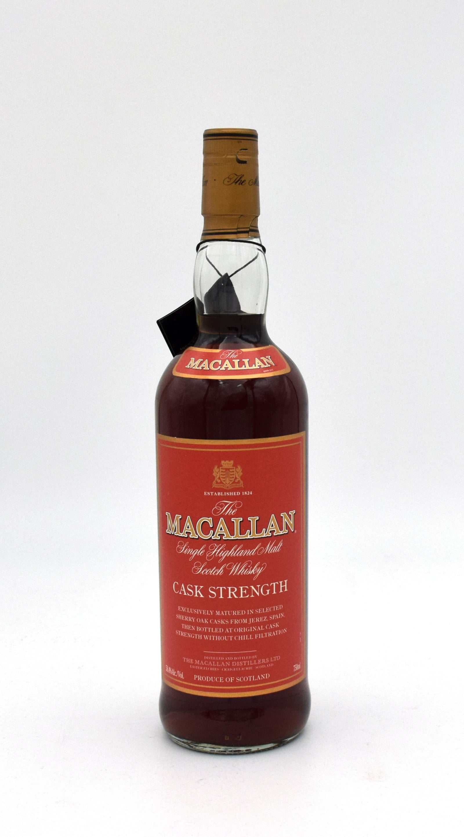 Macallan Cask Strength Scotch Whisky (Red Label) – FineLiquors Macallan Cask Strength Scotch Whisky (Red Label) – FineLiquors