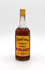 Mount Vernon 7 Year Old Rye (1954 vintage)