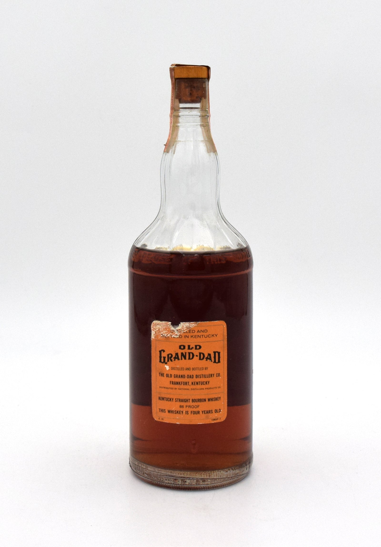 Old Grand-Dad Straight Bourbon Whiskey (1961 Vintage) – FineLiquors