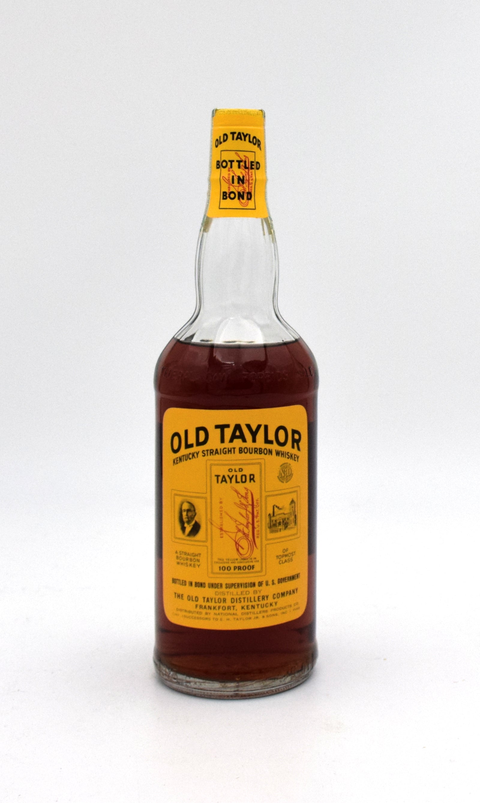 Old Taylor Straight Bourbon Whiskey (1957 vintage)