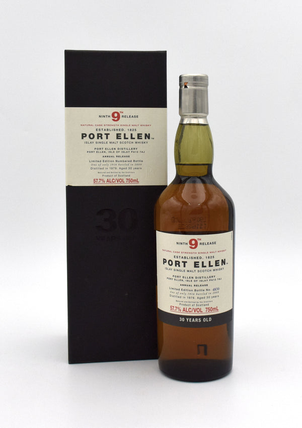 Port Ellen 30 Year Scotch Whisky (9th Release)