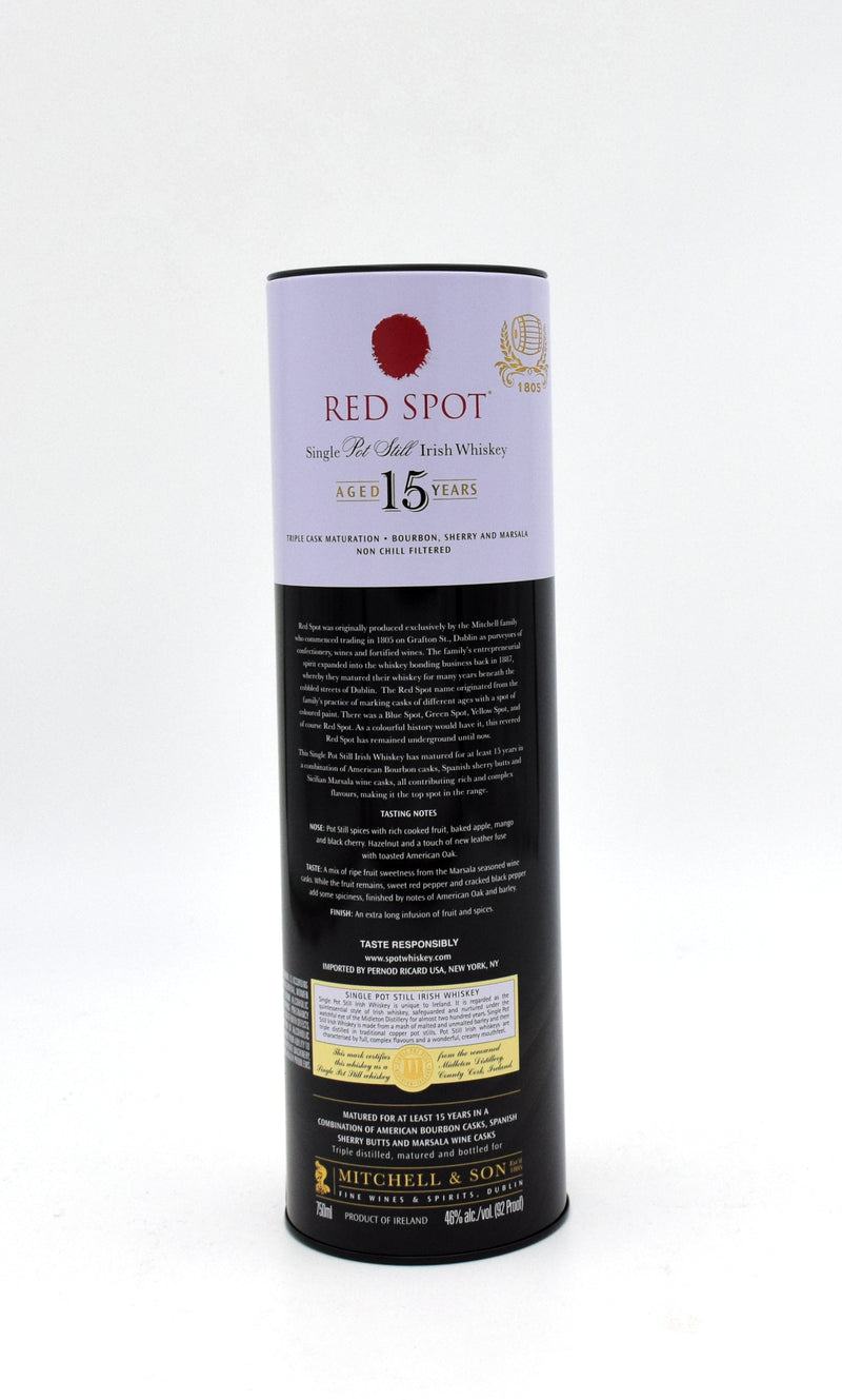 Red Spot 15 Year Scotch Whisky