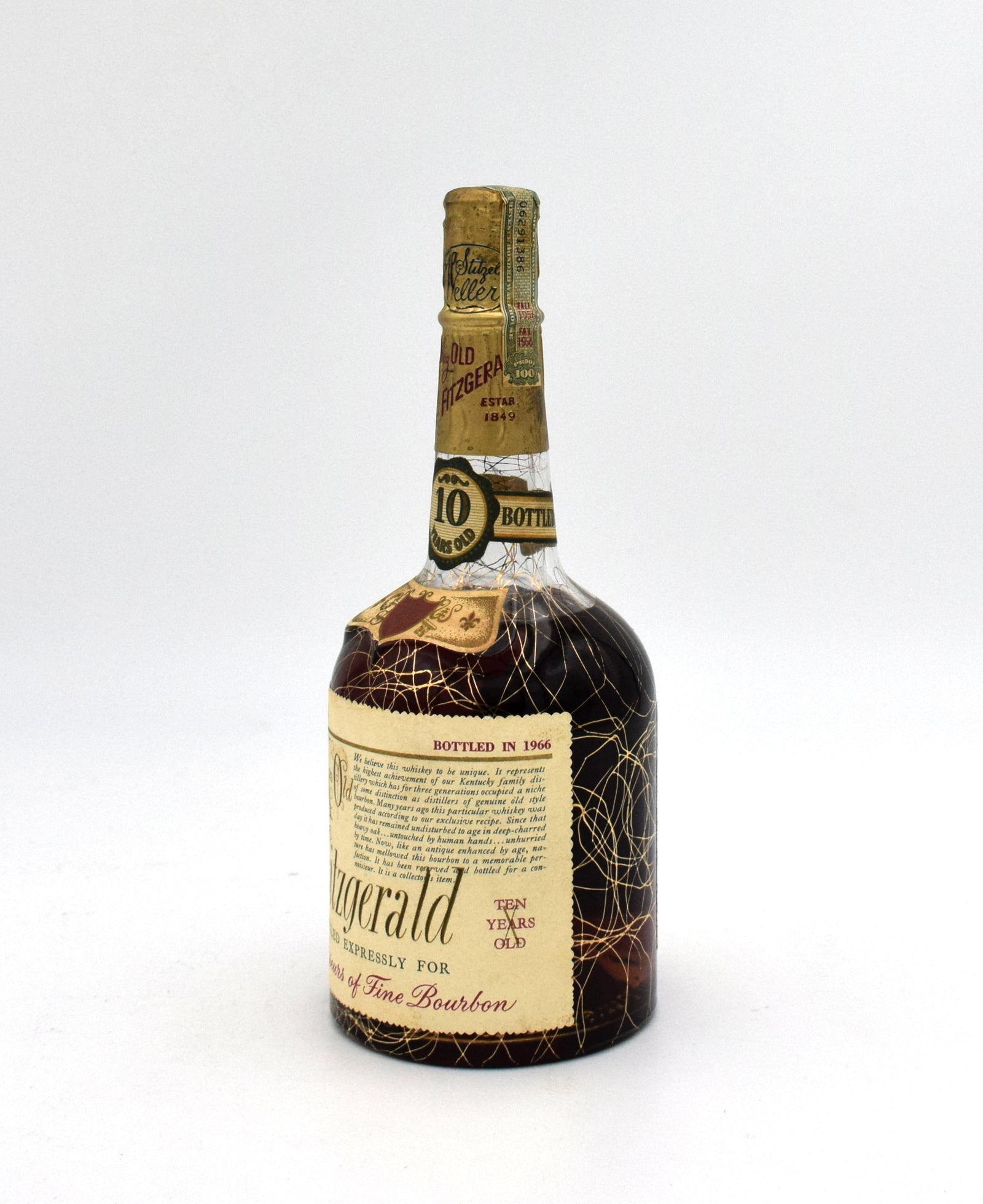Very Xtra Old Fitzgerald 'Bottle in Bond' 10 Year Old Bourbon