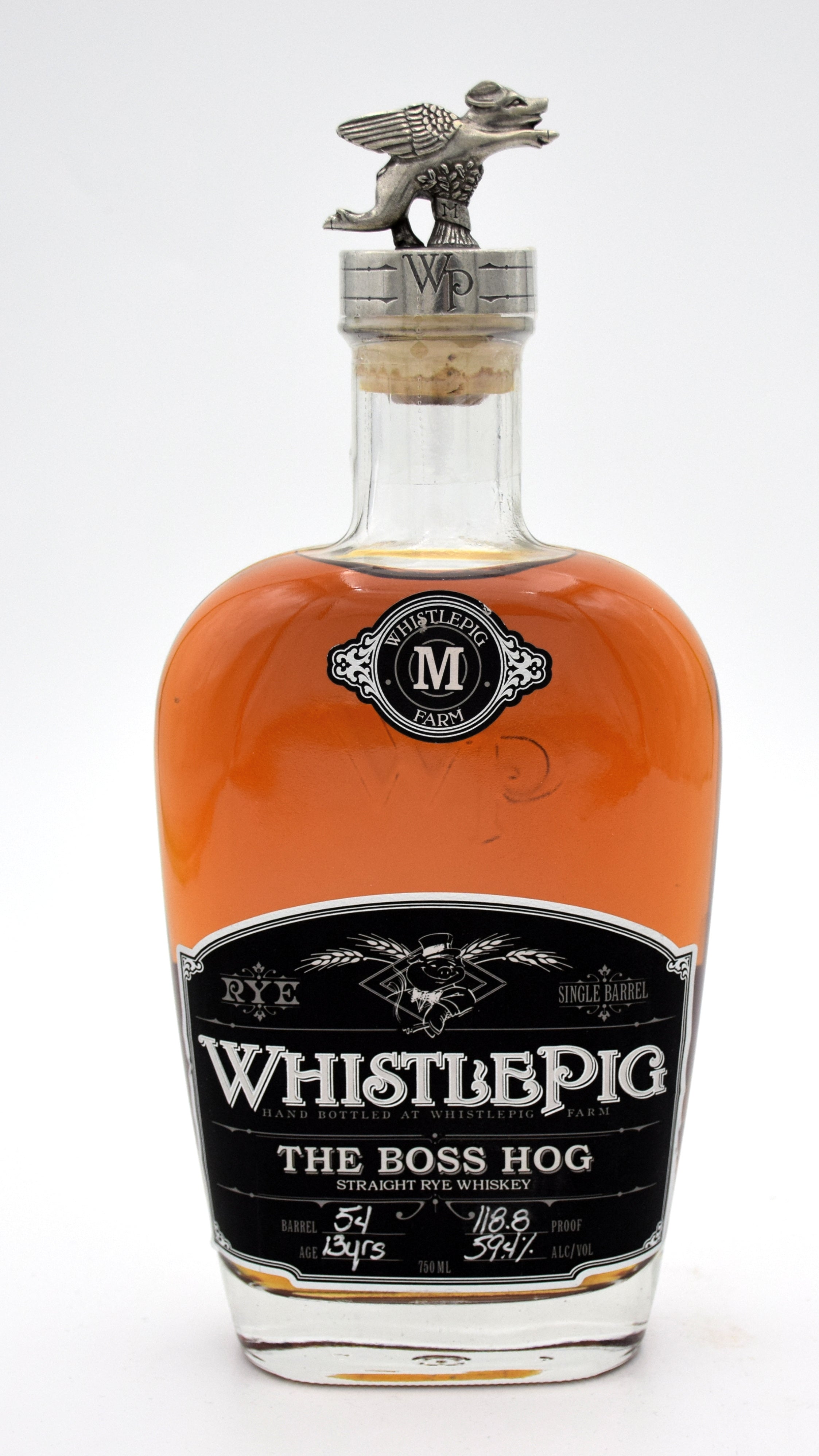 WhistlePig The Boss Hog 2nd Edition 'The Spirit of Mortimer' Rye Whisk ...