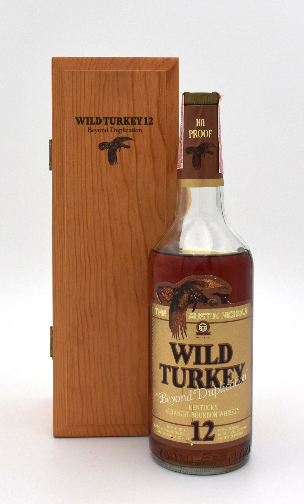 Wild Turkey 'Beyond Duplication' 12 Year Old Bourbon - 1982